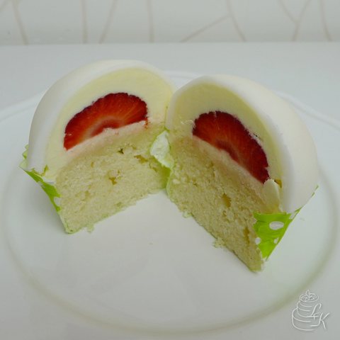 Cupcake s jahodou
