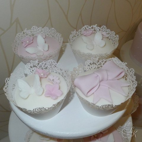 Cupcakes Motýli detail
