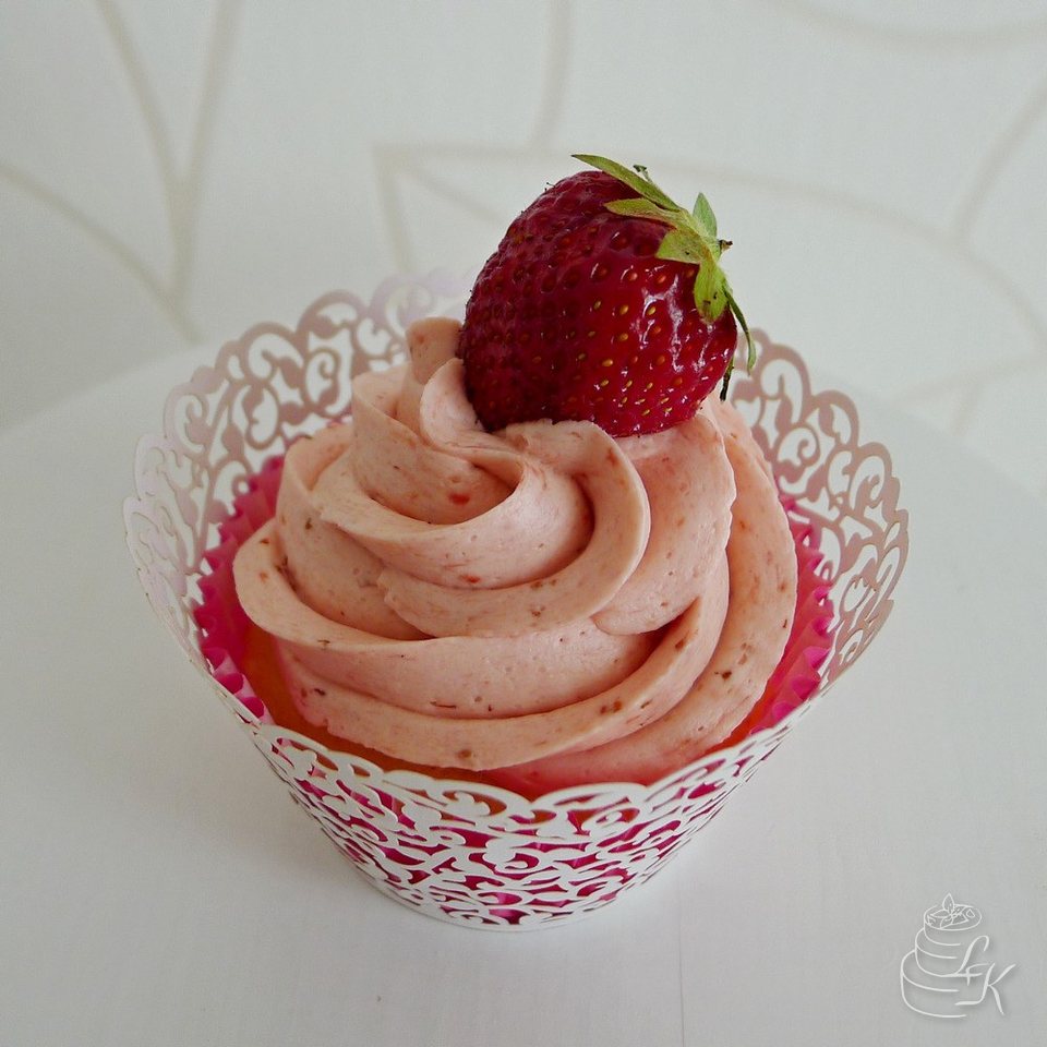 Cupcake jahoda