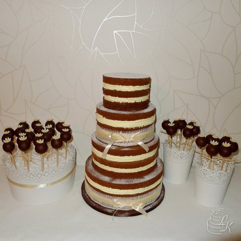 Naked cake - set