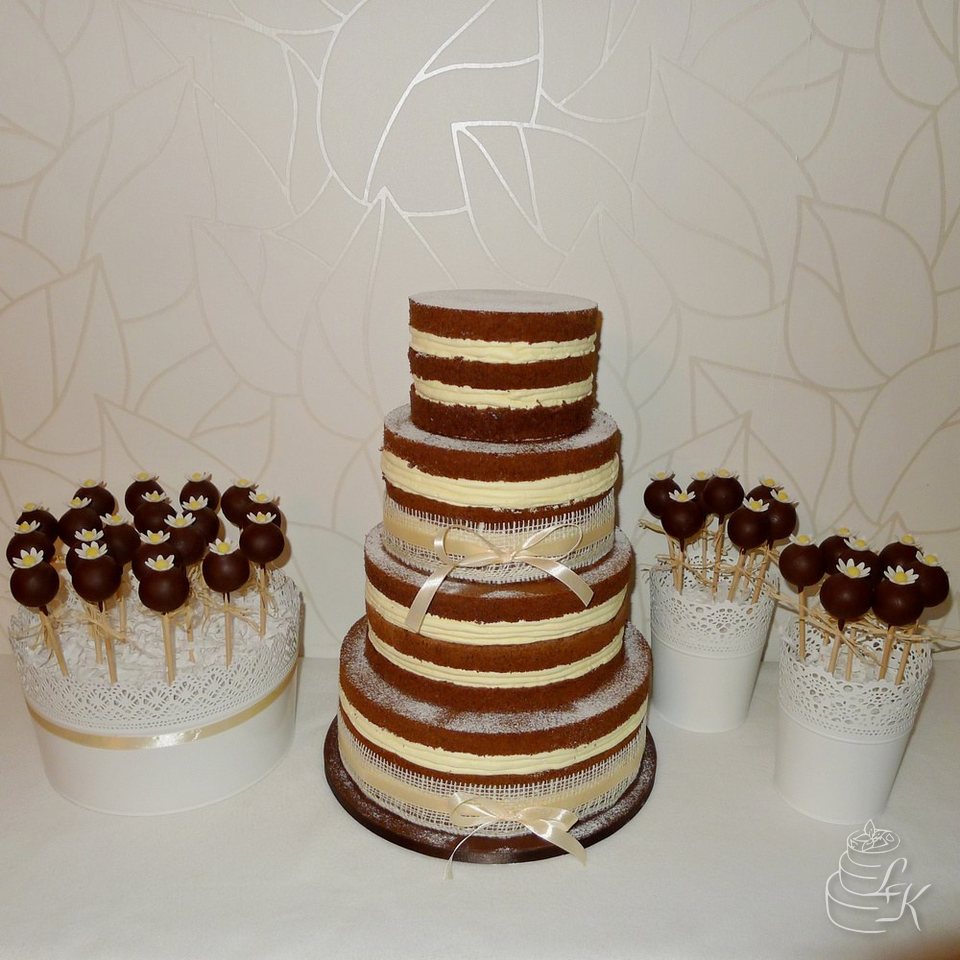 Naked cake - set