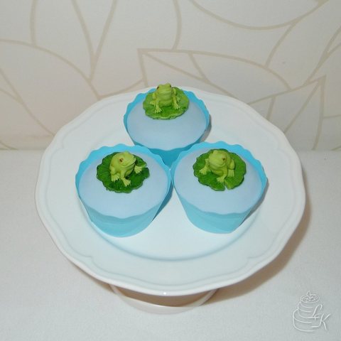 Cupcake žabka